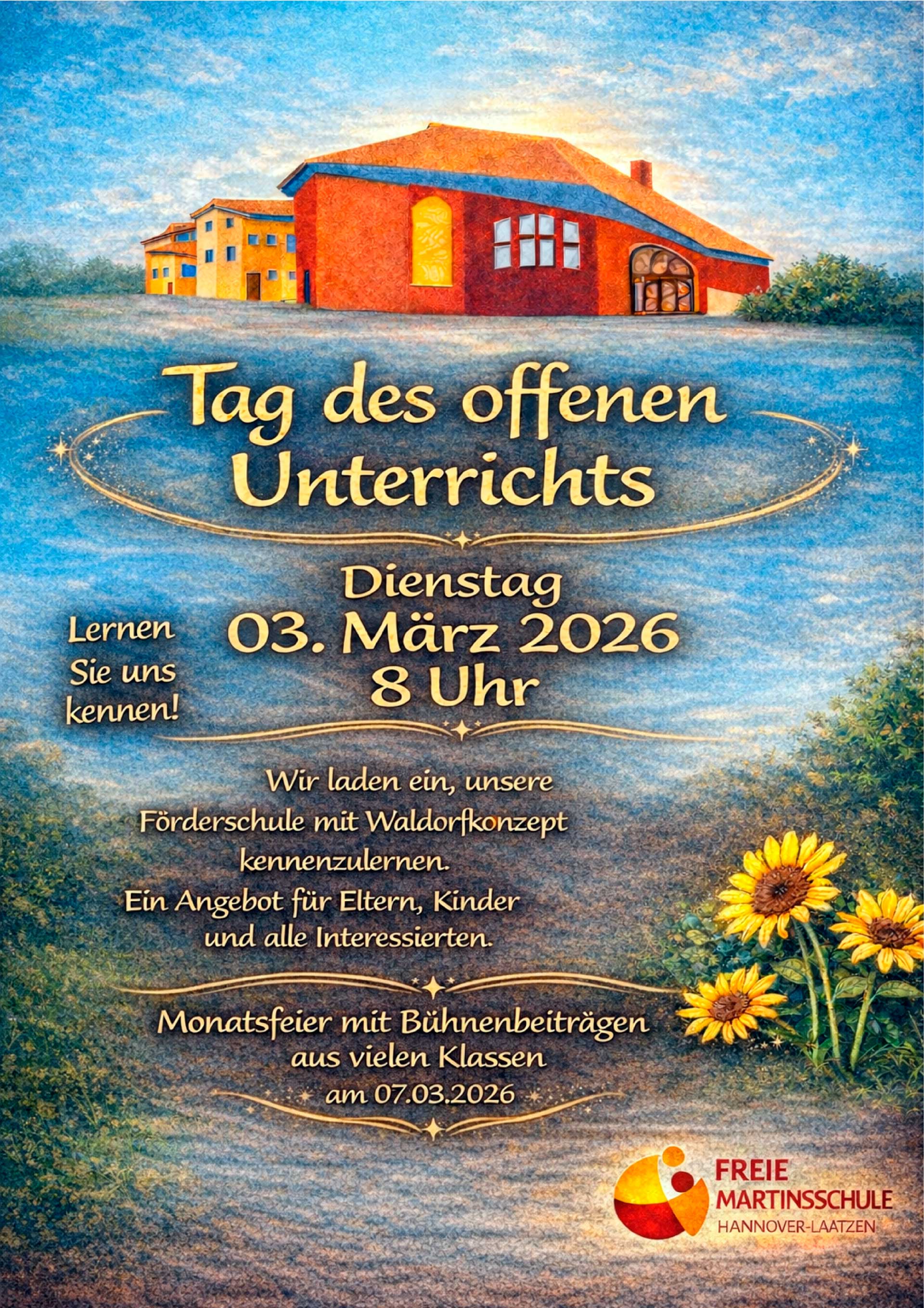 Plakat zum Tag des offenen Unterrichts 2026